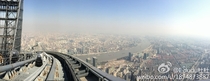 Shanghai from atop of the Shanghai Tower 