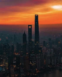 Shanghai sunset