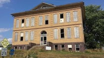 Sharpsburg Iowa school building used from  until  x 