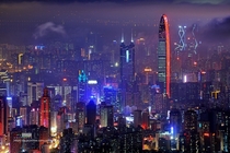 Shenzhen CBD at night 