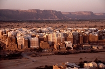 Shibam Yemen - Famous for its high-rise buildings made with mudbrick 