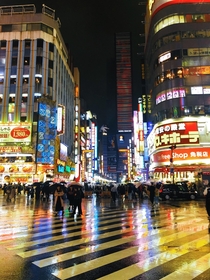 Shinjuku after rain Taken by me in 