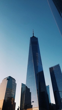 Shot of the One World Trade Centre in New York New York
