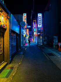 Side street in Korea Busan 