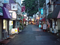 Side street in Yokosuka Japan