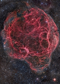 Simeis  Spaghetti Nebula or Sharpless - is a large supernova remnant in the constellations of Taurus and Auriga