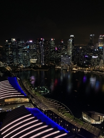 Singapore from atop the sands hotel