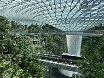 Singapore - Jewel airport integrating a garden within a shopping