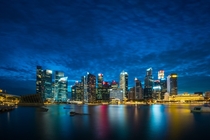 Singapore Skyline Photo by Mike Enerio 