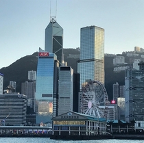 Skyline view of Hong Kong 
