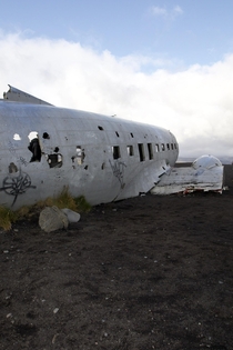 Slheimasandur plane wreckage In Iceland 