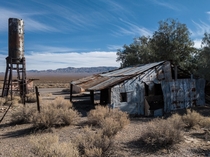 Small ghost town near Death Valley
