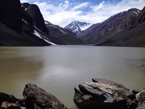Small Lagoon high in the Andes Central Chile x 