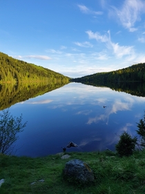 Small lake Trndelag Norway 