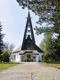 Small town church in Domaszek Hungary