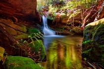 Small waterfall Bundanoon NSW Australia 
