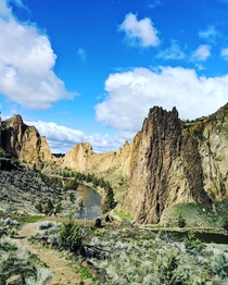 Smith rock state park bend Oregon  unsure if I did this right
