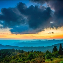 Smoky Mountain sunset