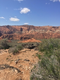 Snow Canyon St George Utah A short hike for this shot 