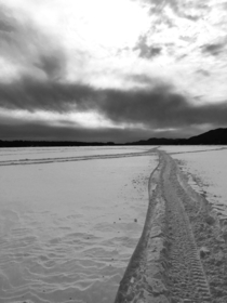 Snowmobiling in the Adirondacks Has an otherworldly quality to it with the snow untouched other than my tracks