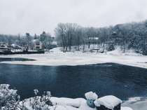 Snowy river in NH 