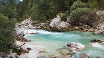 Soca River in Slovenia 