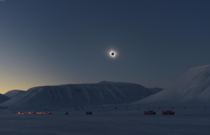 Solar eclipse in Arctic Spitsbergen Norway  by Miloslav Druckmller
