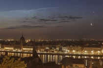 Solstice Conjunction over Budapest by Gyrgy Soponyai