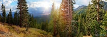 Some of the best light Ive ever witnessed let alone captured north Lake Tahoe Original pano is over Megapixels 
