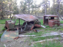 Some old cars I stumbled across in The Malheur National Forest Eastern Oregon Took this pic in June 
