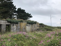 Some wartime building on an island