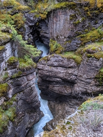 Someone asked for a lower shot of the Maligne Canyon I posted earlier Jasper AB 
