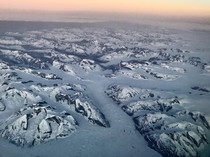 Somewhere Over the Vast Icy Expanse of Greenland 