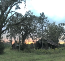 South Ga sunset and abandoned places are two of my favorite things