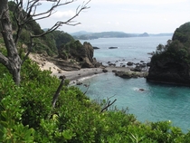 Southeast Japan has some amazing vistas - near Kisami Omaha beach Shimoda Prefecture  x
