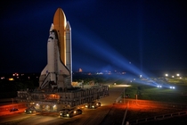 Space Shuttle Discovery on Mobile Launch Platform 