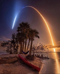 Space X launch from the Indian river-Florida