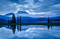 Sparks Lake Oregon  by Malcolm Lowery