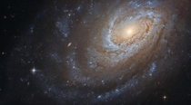 Spiral galaxy captured by NASAs Hubble Telescope