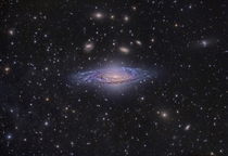Spiral galaxy NGC  and Beyond 