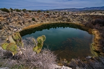 Spring Fed Oasis in the Arizona Desert Montezumas Well National Monument 