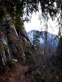Squamish British Columbia looking at the witch 