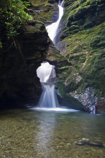 St Nectans Glen Waterfalls Cornwall UK 