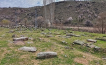 STANOZ Ruins of an old Armenian village and Armenian graveyard in the suburbs of Ankara Turkey