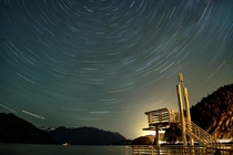Star trails over Squamish BC 