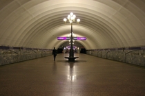 Staraya Derevnya metro station St Petersburg Metro 