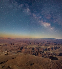 Starry night in Canyonlands NP 