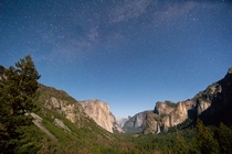 Starry Night over Yosemite Valley 