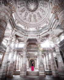 Stepping In Ranakpur Temple in India