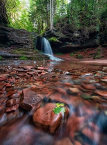 Still finding new places to explore in my home state of Wisconsin Lost Creek Falls 